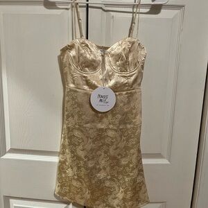 Princess Polly Champagne Pop Mini Dress